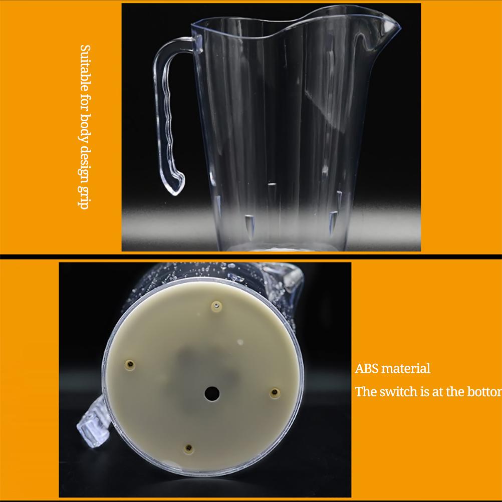 1.8L Kunststoff Farbwechsel LED Eiswürfelbehälter Bar Bierkrug LED Leuchtender Champagner Bier Eiskübel für Bar Party