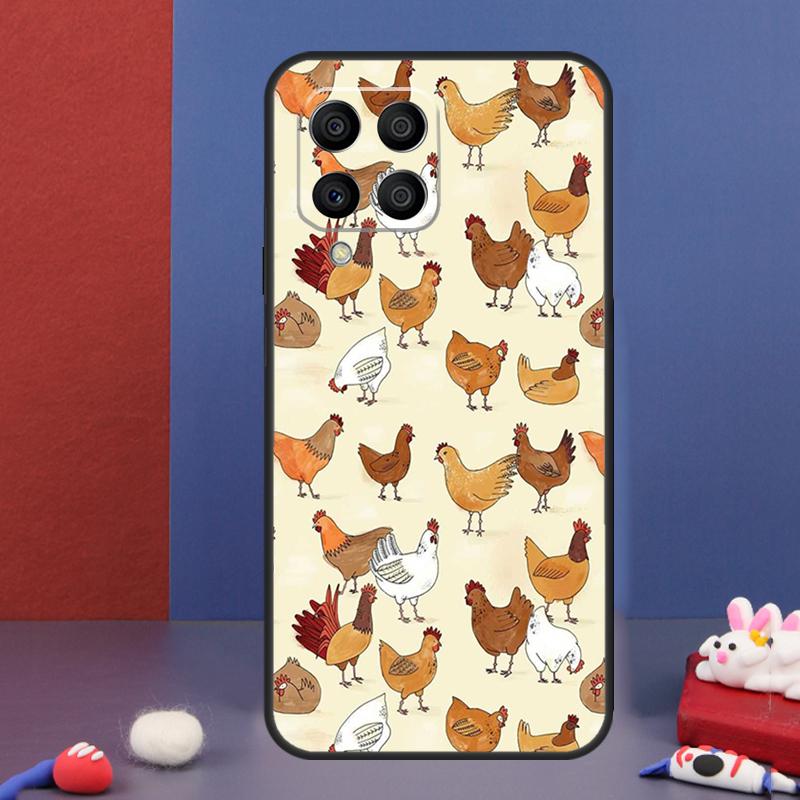 

Chicken Pattern Case For Samsung Galaxy M34 M14 M54 M13 M15 M36 M55 M35 M56 M16 M31 M11 M53 M12 M32 M52 M06 Samsung M31s