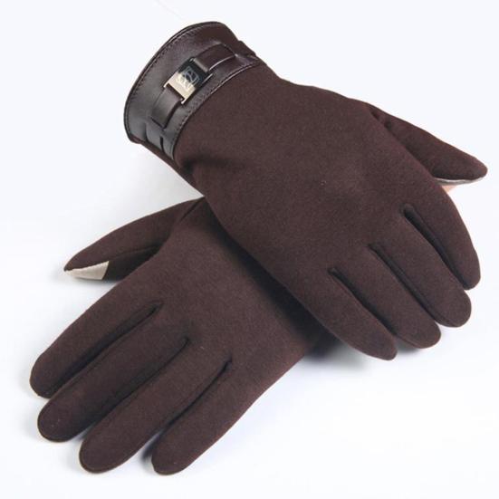 Men Warm Full Finger Smartphone Touch Screen Gloves Bicycle Mittens Xmas Gift