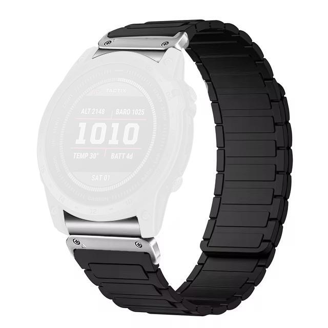 20mm Magnetisches Silikon-Schnellwechselarmband für Garmin Fenix 8 43mm/Descent MK3/MK3i Zweifarbiges Uhrenarmband