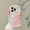 Wave Case For Iphone 15 16 Pro Max 11 12 13 14 Pro Max 16 Plus 7 8 XR X 13 Mini Cover With Wrist Strap Lanyard Rainbow Butterfly