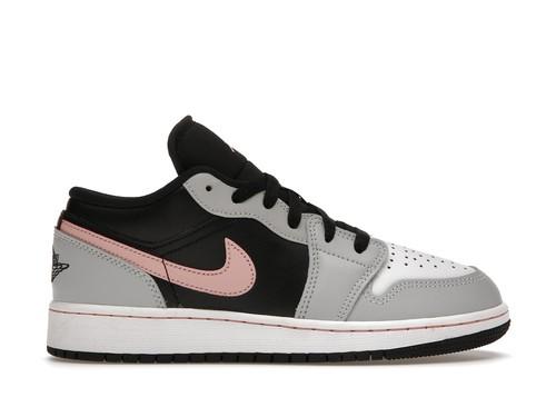

Jordan 1 Low Grey Fog Bleached Coral - 553560-062 EU 40 чорний
