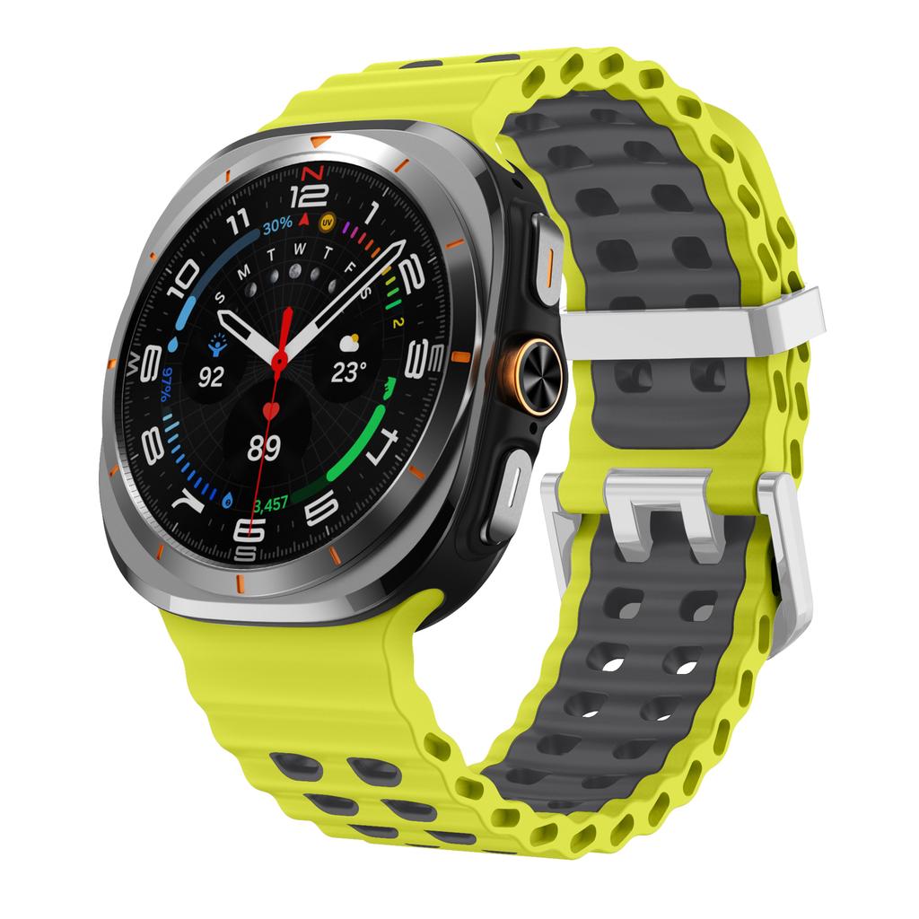 Original Straps For Samsung Galaxy Watch Ultra 47mm Accessories Marine Sport silicone Bracelet correa Galaxy Watch 7 ultra Band