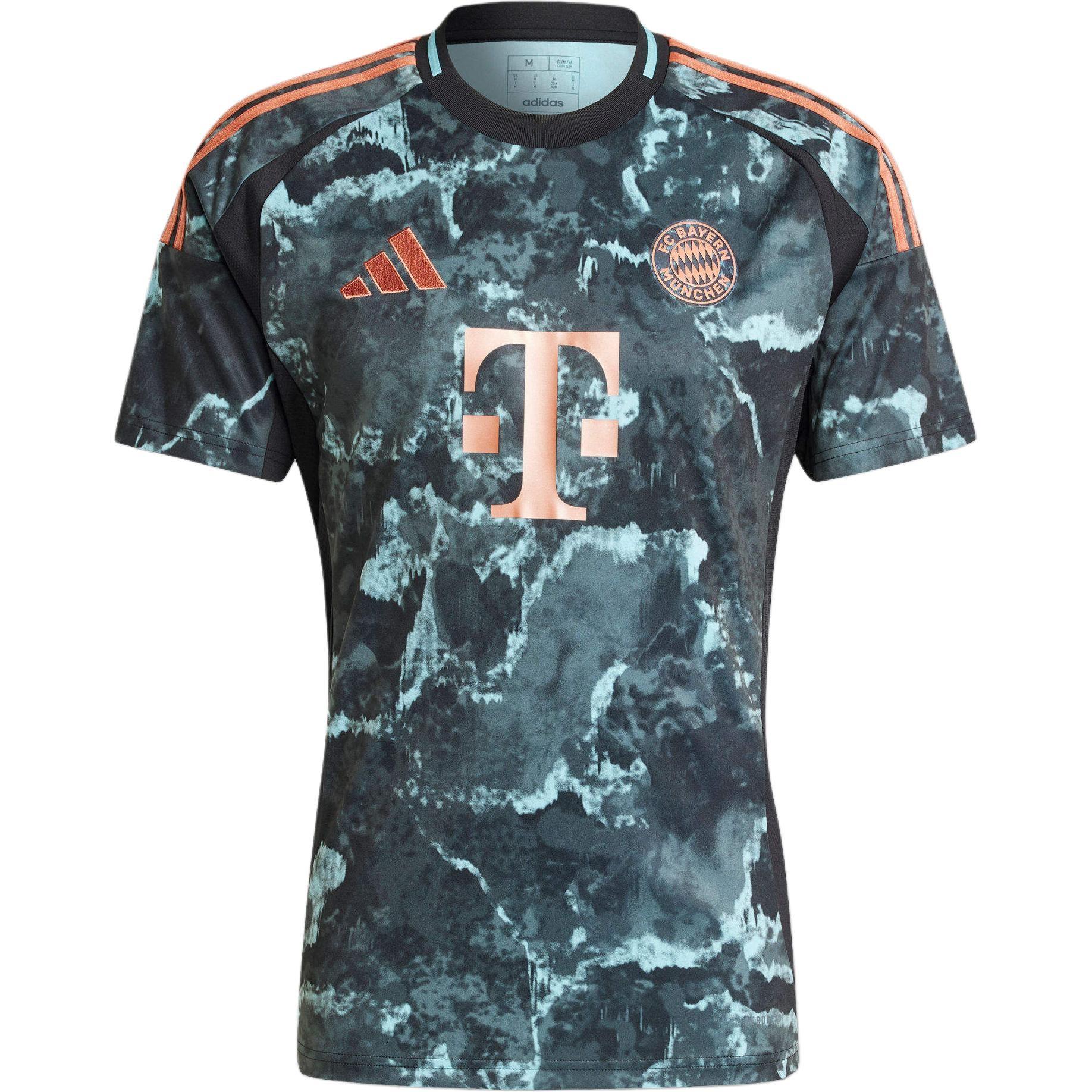 adidas FC Bayern 24/25 Away Football Asia Sizing Black Teal Men s IZ3130 XL