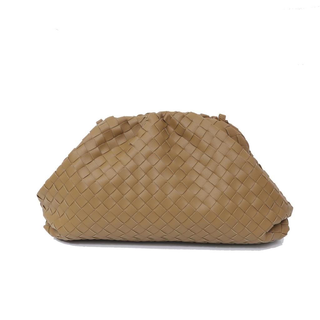 2023 Women's Fashion Woven Dumpling Crossbody Clutch: Sweet & Trendy One-Shoulder Bag