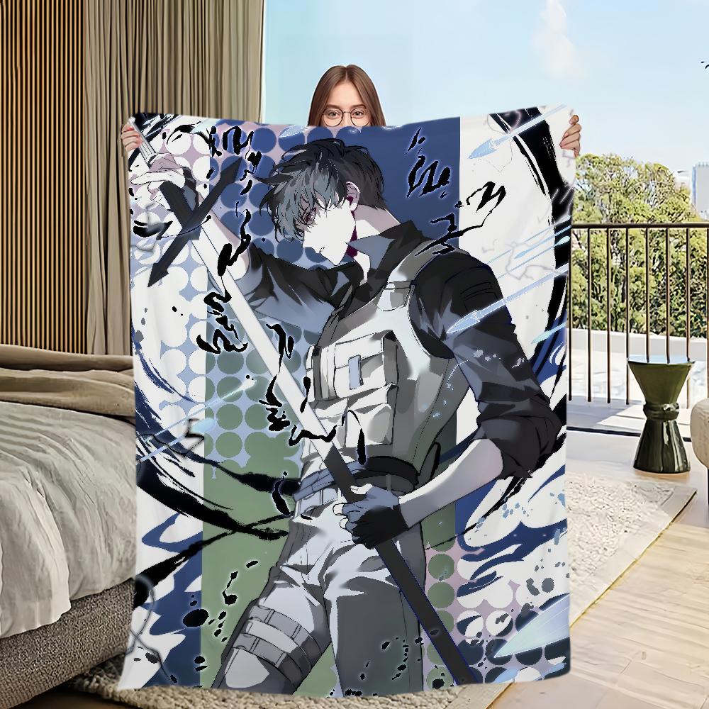

аниме O-Всеведущий Читатель V-Точка Зрения Фланель теплое удобство мягкое плюшевое одеяло для дивана гостиной офиса спальни дорожный подарок 75x90cm