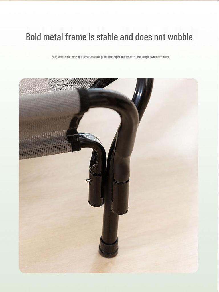 Breathable, Moisture-Proof Pet Bed: Removable & Washable Backrest for Medium to Large Dogs & Cats