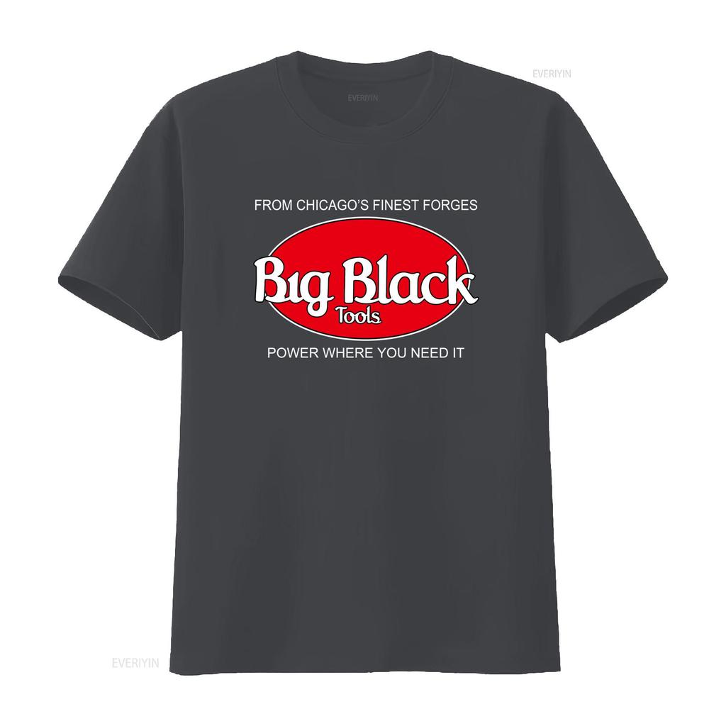 Funny Retro Big Black Tools Slogan Print Casual Streetwear T Shirt Vintage Washed Designer Clothes Streetwear