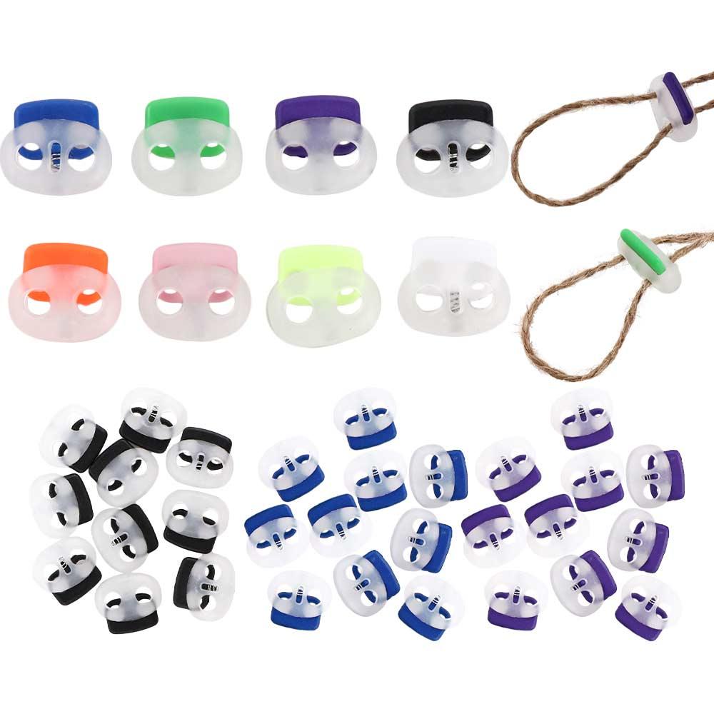 Accessoies Sewing Accessories Shoelace Cord Lock Stopper Spring Buckle Buttons Toggle Clips
