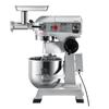 Commercial Stand Mixer, 20Qt Stainless Steel Bowl, 1100W 2 in 1 Multifunctional Electric Food Mixer with Meat Grinder & 3 Speeds, Dough Hook Whisk