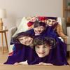 3D 1D Rock-One-Direction Kombinations Flanelldecke, Gemütliche Weiche Überwurfdecke für Zuhause Schlafzimmer Bett Sofa Picknick Abdeckung Kindergeschenk