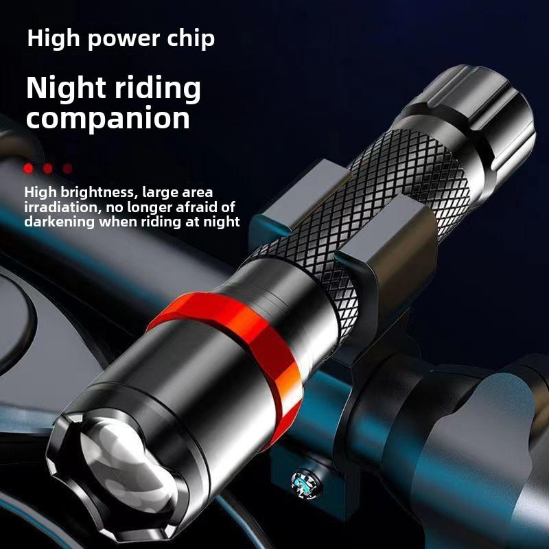 Power Bank USB Lighting Is Convenient, Super Bright, Long-range Outdoor Strong Light Flashlight