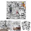 Japanese Popular Anime Self-adhesive Wall Stickers Wallpaper For Vibrant Room Decoration