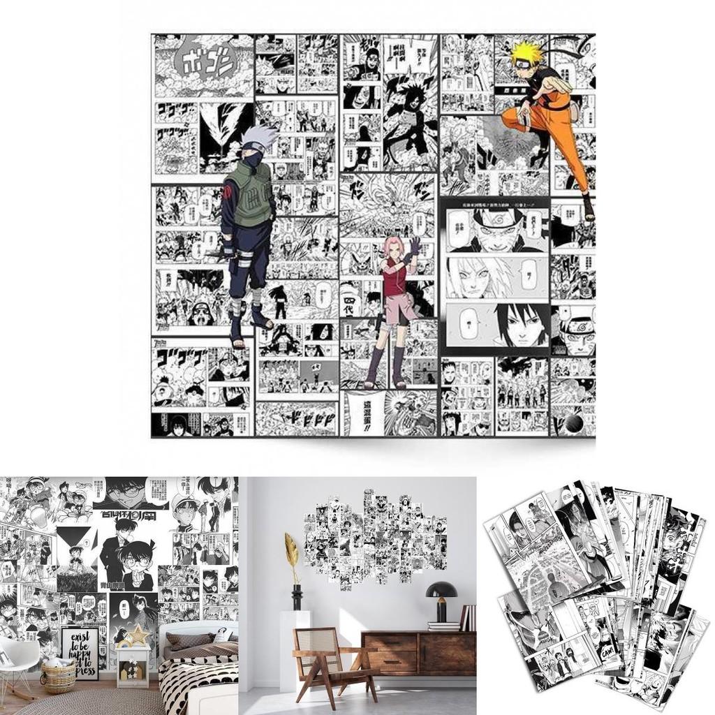 Japanese Popular Anime Self-adhesive Wall Stickers Wallpaper For Vibrant Room Decoration