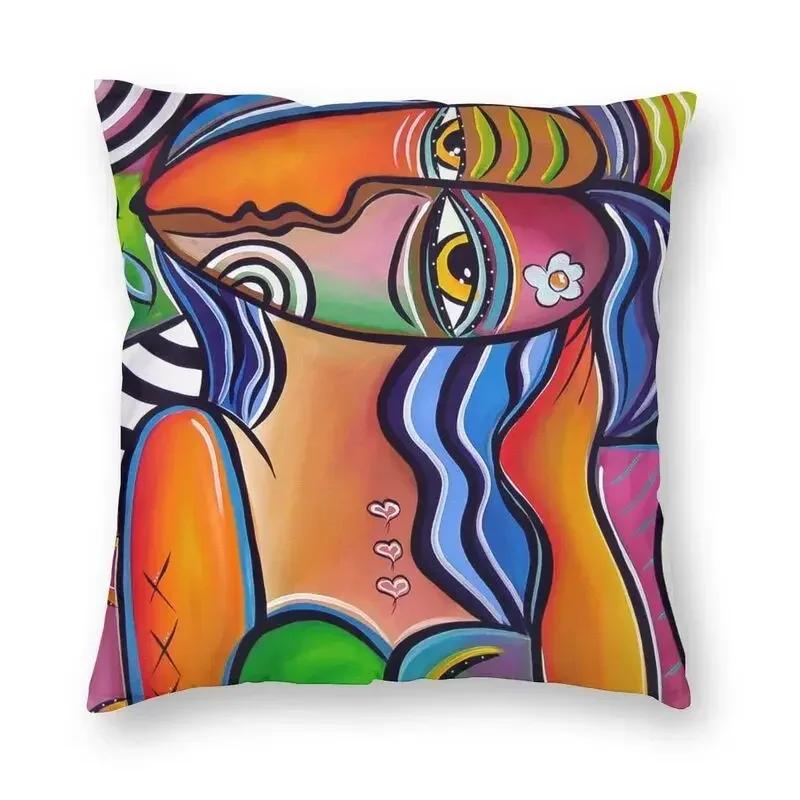 Picasso's Dream Square Pillowcase Home Decor Cushion Cover Throw Pillow for Living Room