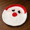 Rutschfeste Rutschfeste Matte Gestrickte Tischmatte Geschenkidee Weihnachts-Untersetzer-Set Heimdekoration