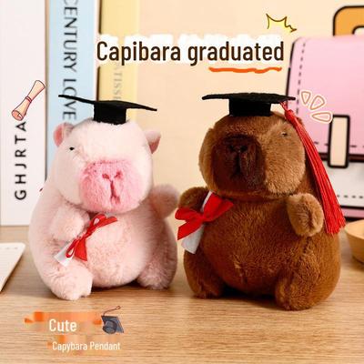 Capibara Doctor Keychain Pendant - Graduation Gift for Students
