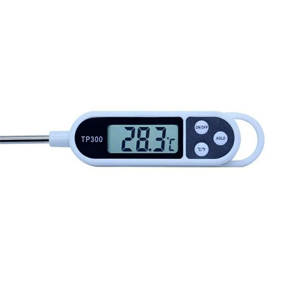 TP300 Digital Food Thermometer Probe for Kitchen BBQ Meat Water Milk Oil Tea Soup Electronic Oven Temperature Measuring Tool