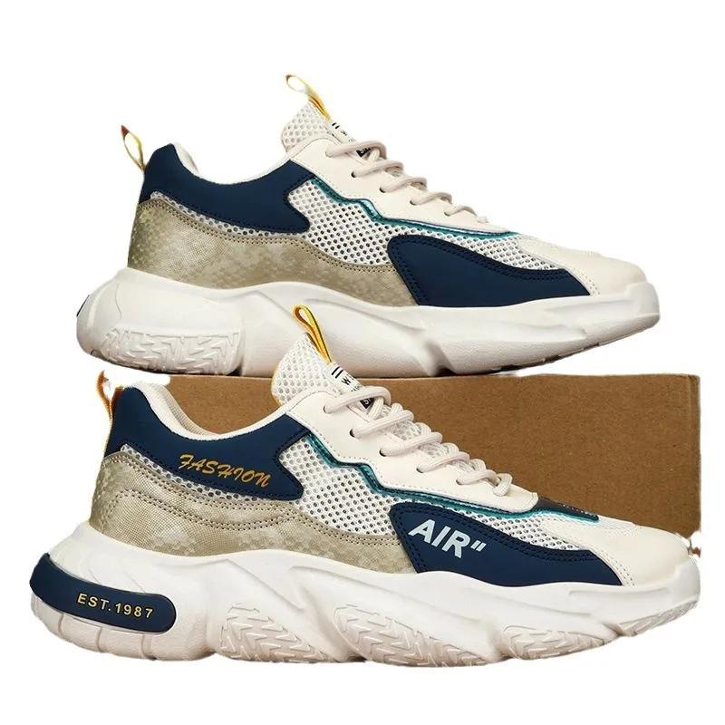 Fashion Men Casual Sports Shoes Breathable Lightweight Sneakers Summer Outdoor Tennis Running Walking Shoes Male Vulcanized Shoes Man