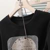 SIBANSHA Women's Letter Print Short Sleeve T-Shirt