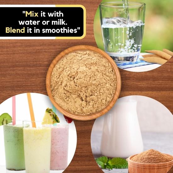 Organic ZING Shatavari Powder, sourced from India. Natural wellness and support in a 454g pack (1 unit)