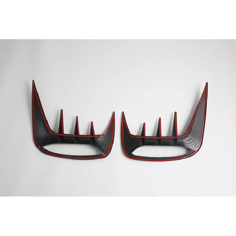 For MG 3 MG3 2024 2025 2026 Car Accessories ABS After Fog Light Trim Bezel Wind Shape