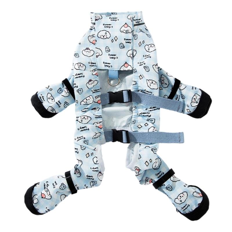 Pet Dog Leggings Suitable for Large, Medium and Small Dog Leggings Suspender Booties Windproof and Waterproof Puppy