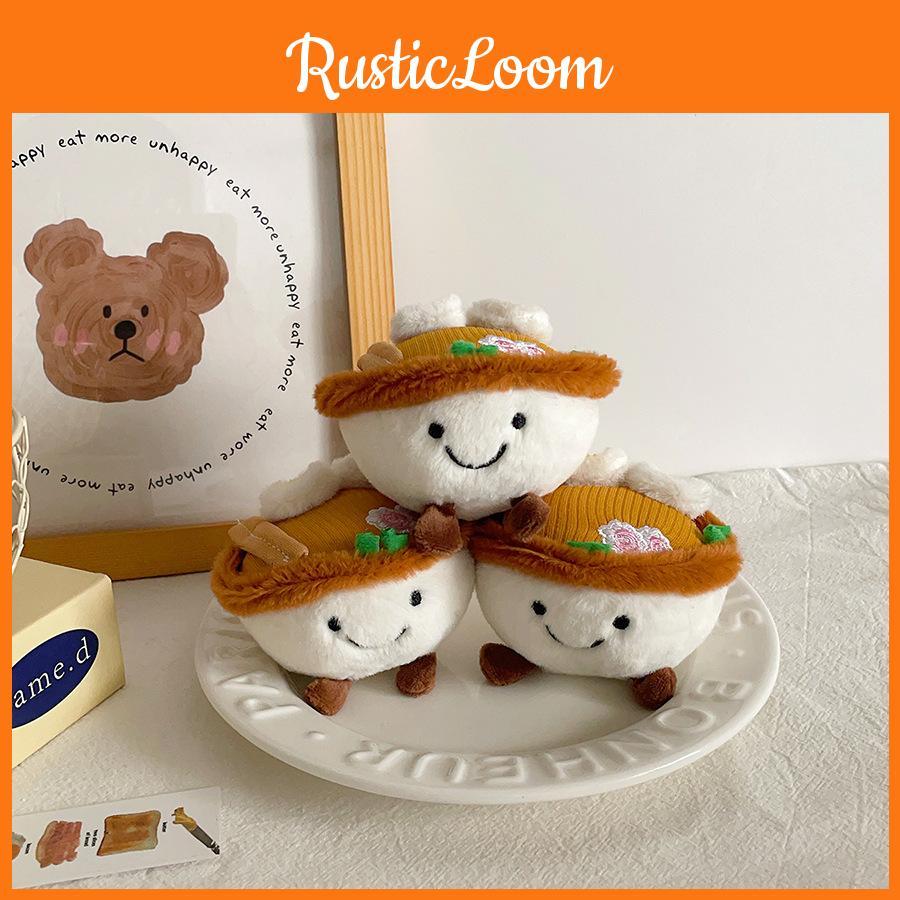 Soft Egg Noodle Plush Doll For Childrens Bag Charm And Souvenir Gift