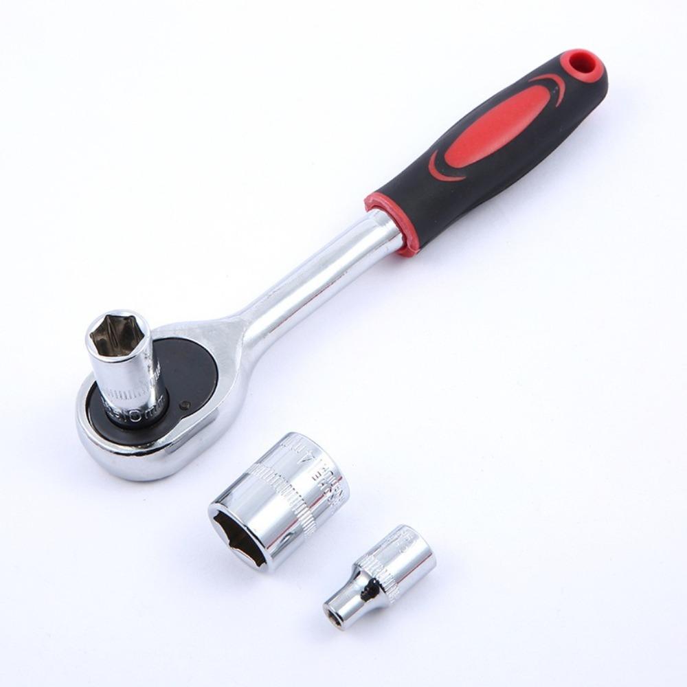 46/53pcs 1/4-Inch Car Repair Kit Tools Carbon Steel Wrench Set New Car Repair Tools  Auto Repairing