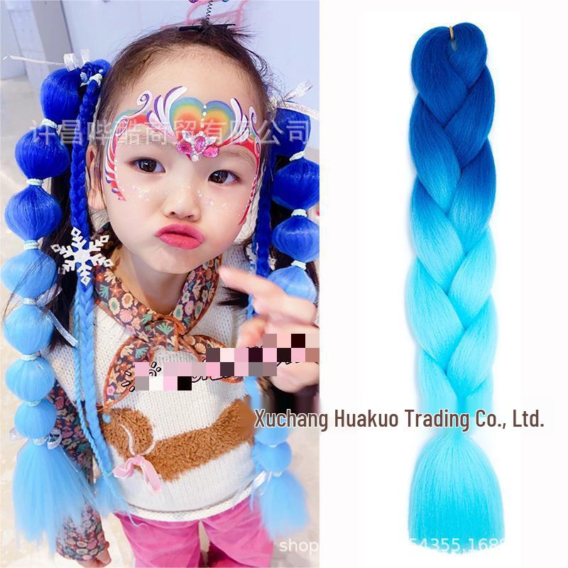 Three, Four, Five-Color Gradient High-Temp Fiber Jumbo Braid Material