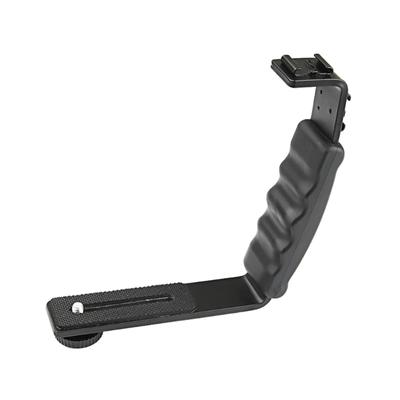 Staffa di tipo L per montaggio su impugnatura con supporto adattatore per pattino freddo da 1/4 '' per stabilizzatore cardanico Smooth Q2 4 OSMO Mobile 3