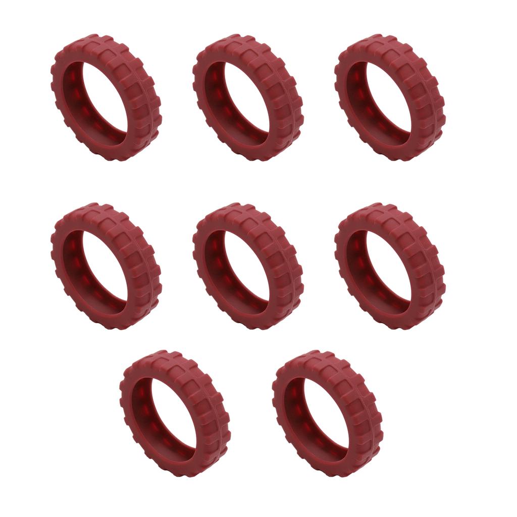 8 Pieces Luggage Wheel Protector Covers Luggage Wheel Covers Reduce Noise and Protect Your Suitcase Wheels for Men Women