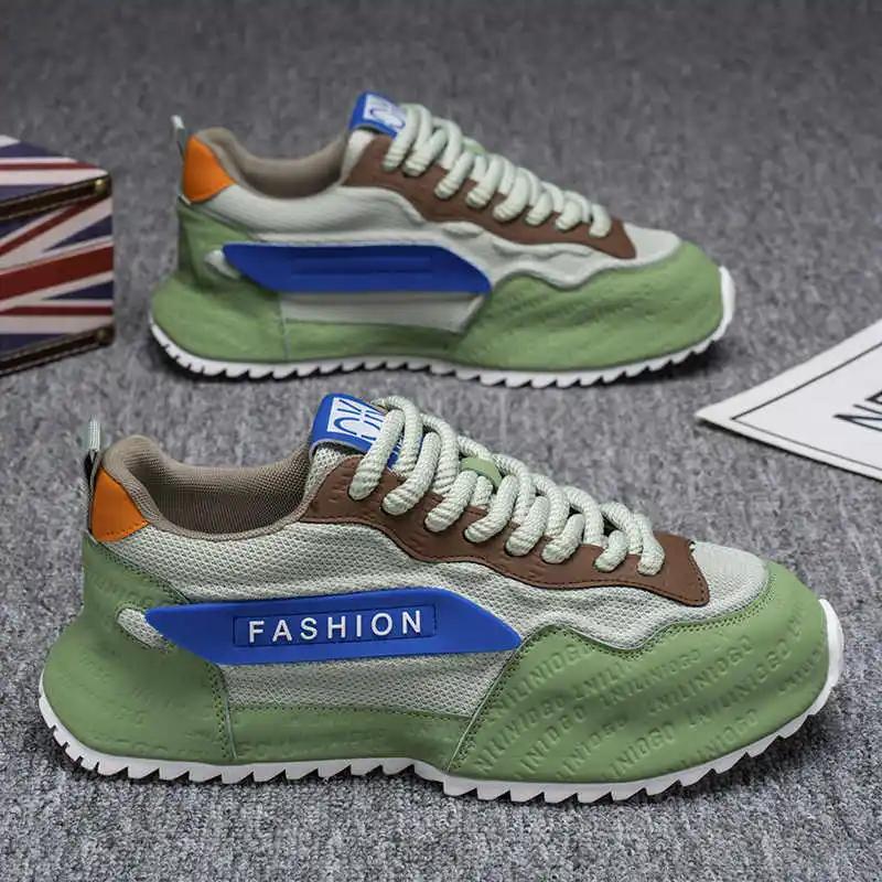 Fashion In The Forest Round Tip Comfortable Summer Shoes Running Men's Spring-autumn Sneakers Moccasins Man Sport Newest Particular
