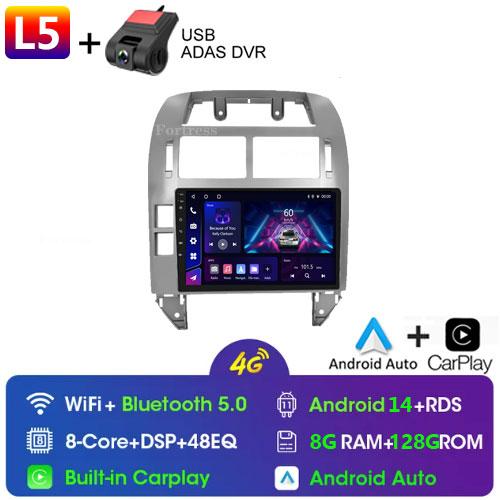 Fortress Pentru Volkswagen Polo Mk4 2001 - 2011 Radio Auto Android Player Multimedia Carplay Auto Stereo GPS Navi 2din DSP Unitate Principală
