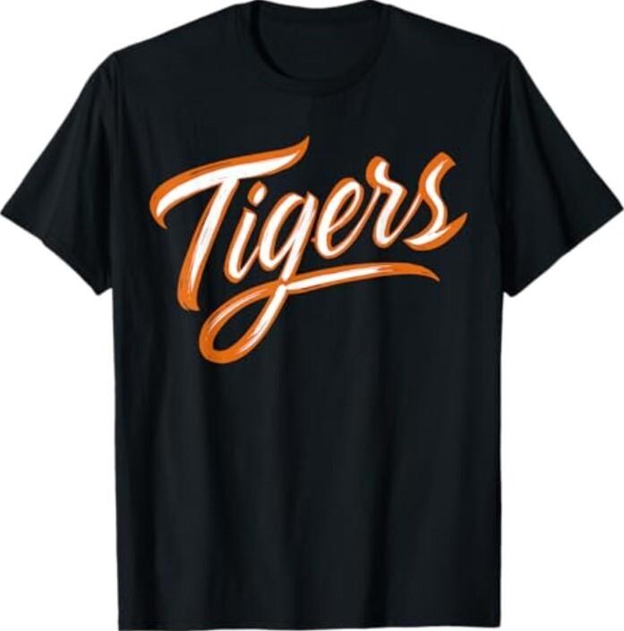 Graphic Tigers Last Name Style Classic Gifts Men Women Kids T-Shirt Unisex T-Shirt S