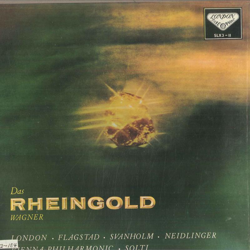 LP Record GEORG SOLTI, VIENNA PHILHARMONIC OR - Wagner Das Rheingold SLX311 LONDON 1966 Japan Classical Used