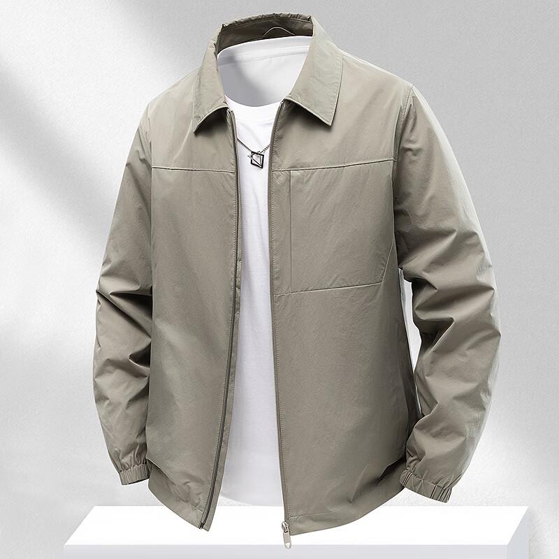 FAPAI Men's Minimalist Loose Casual Lapel Jacket