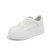 Showing Feet, Small Thick-soled White Shoes, Women's Thick-soled Heightening Women's Shoes 2025 New Popular Spring and Autumn Versatile Casual Spo