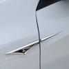 Auto Klingenform Seitenkotflügel Logo Abzeichen Emblem Aufkleber für Outlander Mirage Eclipse Cross Pajero Lancer Delica Triton