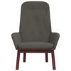 VidaXL Chaise de relaxation Gris foncé Velours 341219
