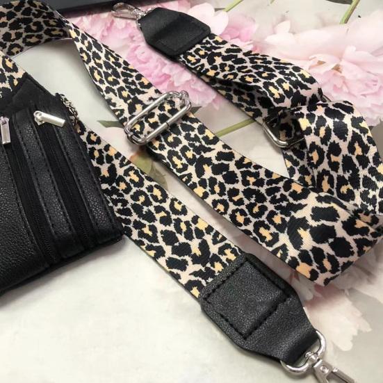 Handystrap mit Reißverschlusstasche Clip-and-Go-Strap für Handy mit verstellbarem Umhänge-, Hals- und Handgelenkband