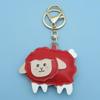 1Pcs Cute Cartoon Sheep Hanging Ornament 2027 Year Of The Sheep Pu Leather Pendant For Key Accessory Holiday Party Favor
