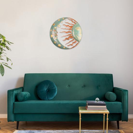 Kreatywny wiszący wisiorek Przyciągający wzrok układ sceny Trwałe słońce, księżyc i gwiazdy