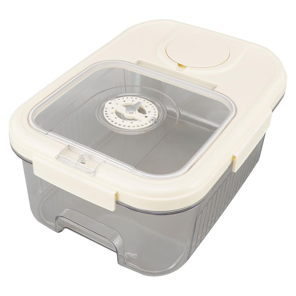 Rice Container Kitchen Dry Food Rice Storage Box Multipurpose Airtight Rice Bucket with Cup for Cereal Flour