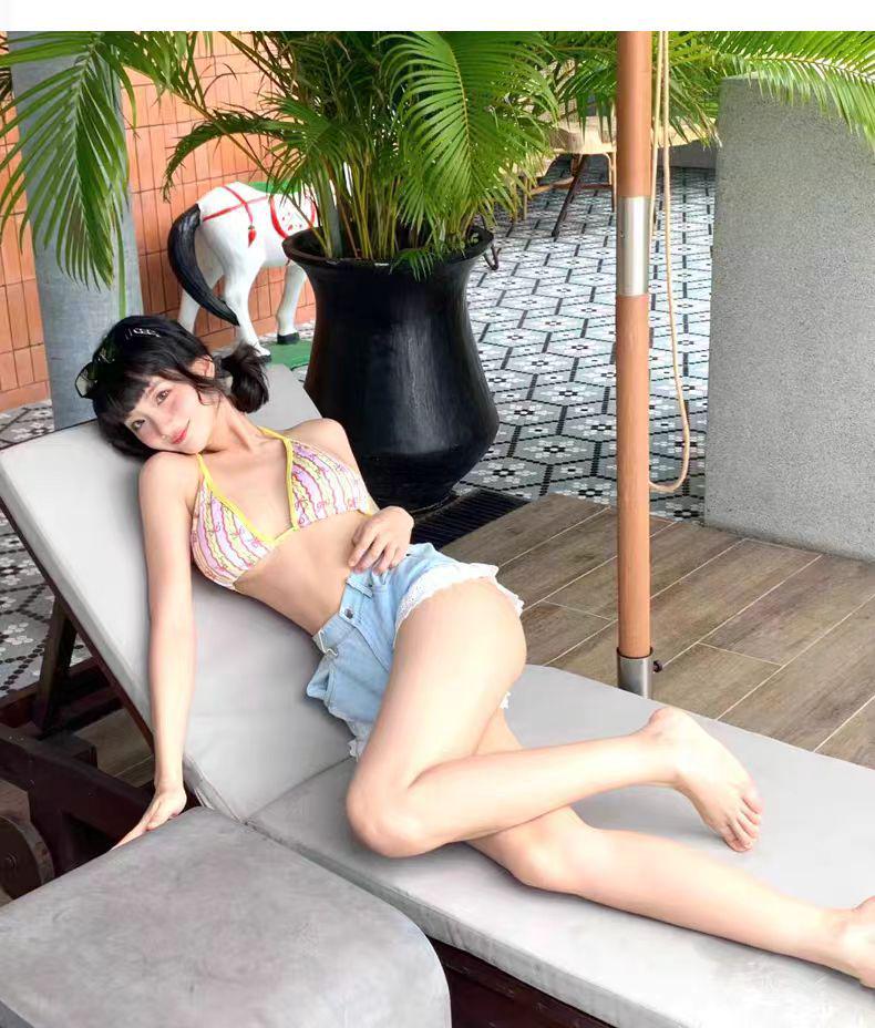 Zeštíhlující bikiny bez zad 2025: Sexy Měkký Košíček, Tříbodový Styl pro Čisté a Stylové Dovolené