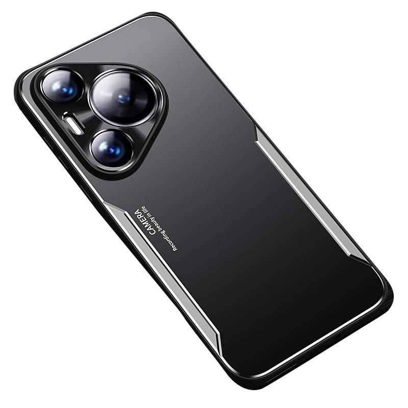

Чехол для Huawei Pura 70 Pro/70 Pro+ из алюминиевого сплава + ТПУ, защитная накладка для телефона Silver