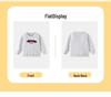 Autumn/Winter Boys' Retro Embroidered Round Neck Sweatshirt - 26 Years Experience