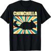 Retro Chinchilla _ Pet Rodent _ Chinchillas Lover T-Shirt