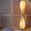 Wabi Sabi Tall Wood Floor Lamp Retro Japanese Grass Skirt Light Living Room Bedroom Designer Simple Sofa Corner Standing Lamp