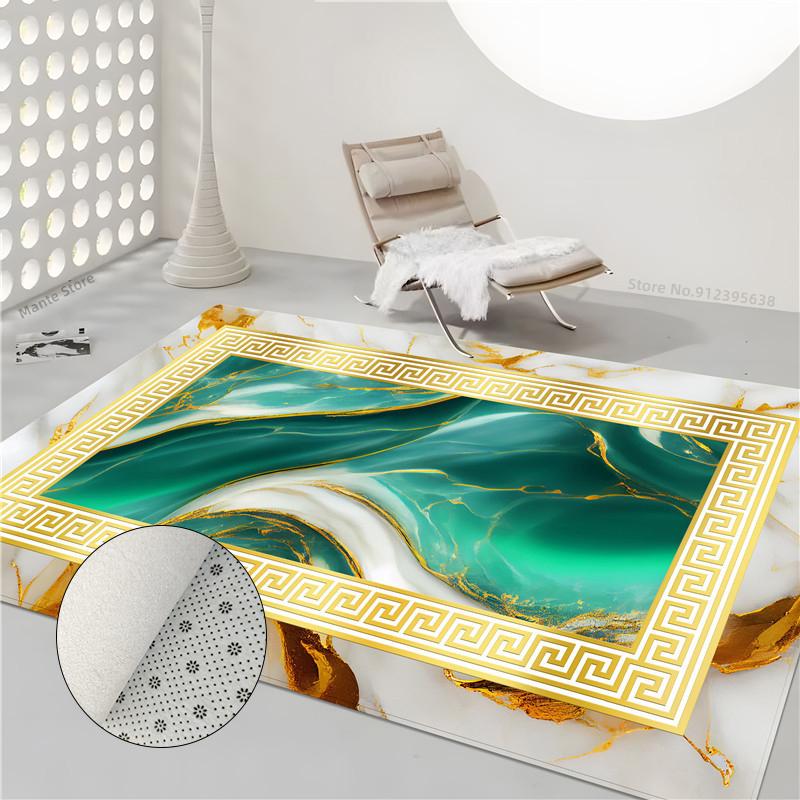Marble Geometric Carpet Large Rug In The Living Room Fashion Rug For Bedroom Bedside Coffee Table Floor Mat Sofa Carpet